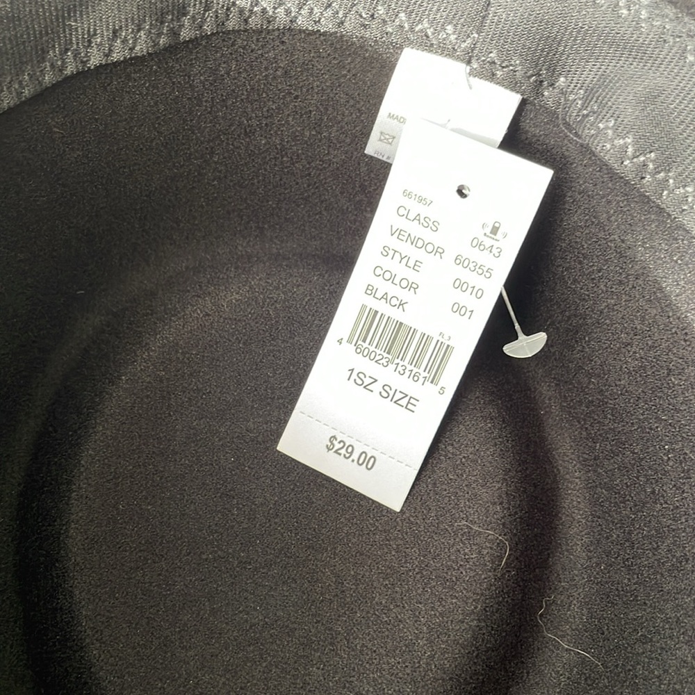 Black fashion hat - Picture 4 of 6